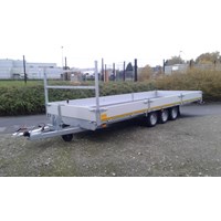 plateau aanhangwagen 3 asser rubber geveerd-4mx2m20x30